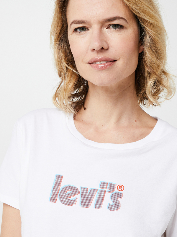 LEVI'S Tee-shirt Logo Imprim Blanc Photo principale