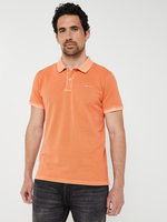 GANT Polo En Piqu De Coton Uni Effet Blanchi Orange