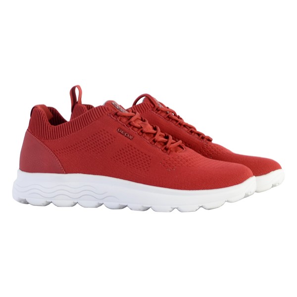 GEOX Basket  Lacets Geox U Spherica A Knitted Rouge Sombre Photo principale