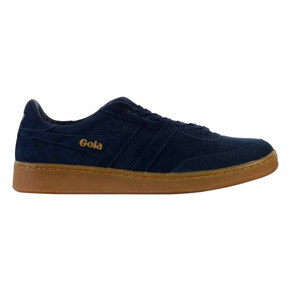 GOLA Basket Cuir Gola Contact Suede Marine/Gomme