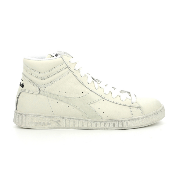 DIADORA Sneakers Hautes Cuir Game L Hi Waxed White/white/white 1027055