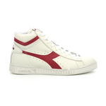 DIADORA Sneakers Hautes Cuir Diadora Game L Hi Waxed Rouge/blanc
