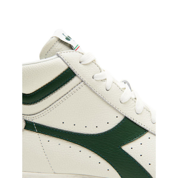 DIADORA Sneakers Hautes Cuir Diadora Game L Hi Waxed Vert/blanc Photo principale
