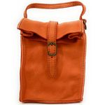 OH MY BAG Mini-sac Pochette Bandoulire Cuir Vintage Italien Ohm Orange