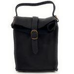 OH MY BAG Mini-sac Pochette Bandoulire Cuir Vintage Italien Ohm Noir
