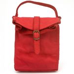 OH MY BAG Mini-sac Pochette Bandoulire Cuir Vintage Italien Ohm Rouge vermillon