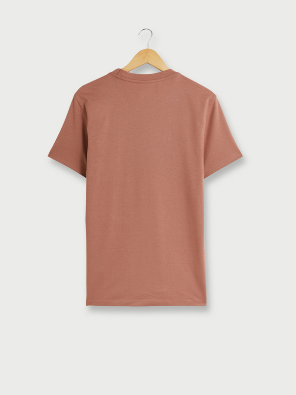 ESPRIT Tee-shirt Manches Courtes En 100% Coton, Logo Sur La Poitrine, Coupe Regular Rose Photo principale