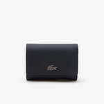 LACOSTE Portefeuille Anna Lacoste Nf4190aa Marine 166 Rouge 240 (B50)