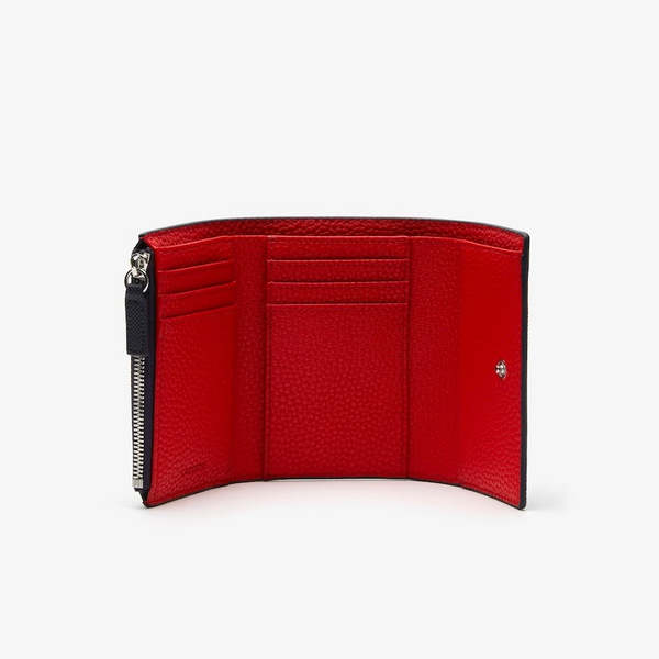 LACOSTE Portefeuille Anna Lacoste Nf4190aa Marine 166 Rouge 240 (B50) Photo principale