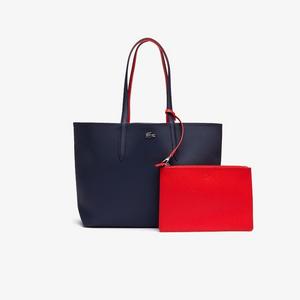 LACOSTE Cabas/shopping Rversible Bicolore Lacoste Anna A4 Nf2142aa Bleu / Rouge B50