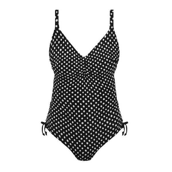 FANTASIE Maillot Une Pice  Pois Jambes Rglables Santa Monica Black and White Photo principale