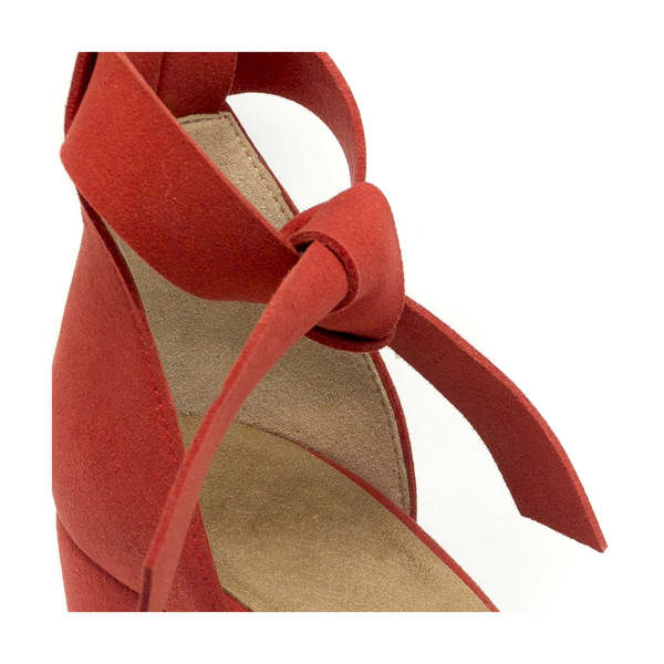NAE VEGAN SHOES Estela Red - Sandale  Talon En Forme De Bloc Nae Vegan Shoes Photo principale