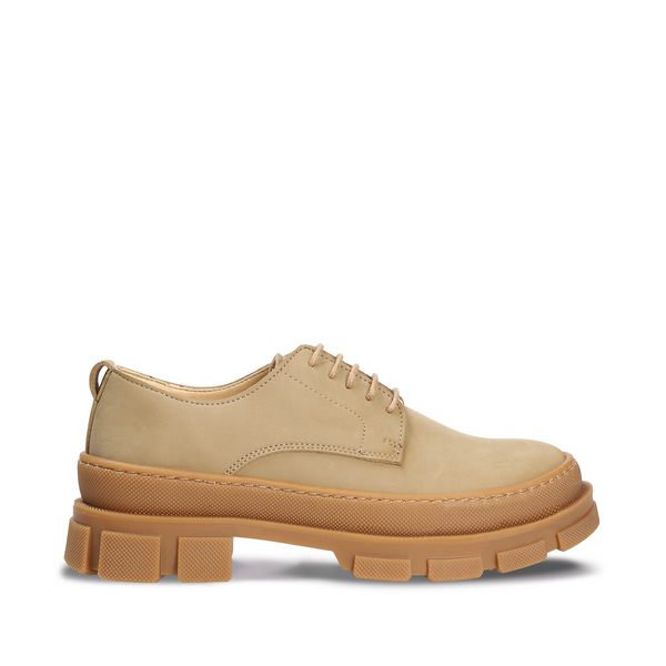 NAE VEGAN SHOES Arum Beige Chaussures Véganes Derby Chunky Nae Vegan Shoes