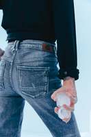 LE TEMPS DES CERISES Jeans Skinny Power, 7/8me GRIS