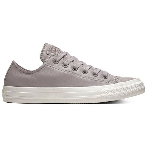 CONVERSE Baskets Mode   Converse Chuck Taylor All Star Leather - Ox Gris