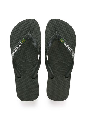 HAVAIANAS Tong Havaianas H Brazil Logo Pour Homme Green Olive