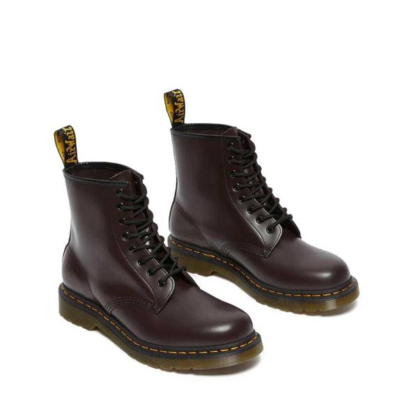 DR MARTENS Bottines Dr Martens 1460 Smooth Lace Up Burgundy Smooth Photo principale