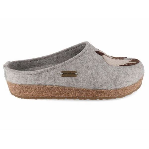 HAFLINGER Chaussons   Haflinger Grizzly Cavallo grey