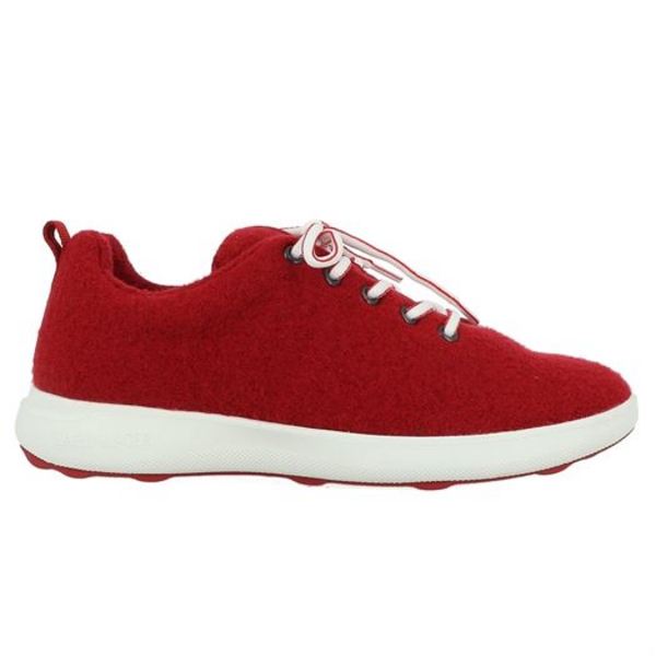 HAFLINGER Chaussures A Lacets   Haflinger Woolsneaker Every Day Red