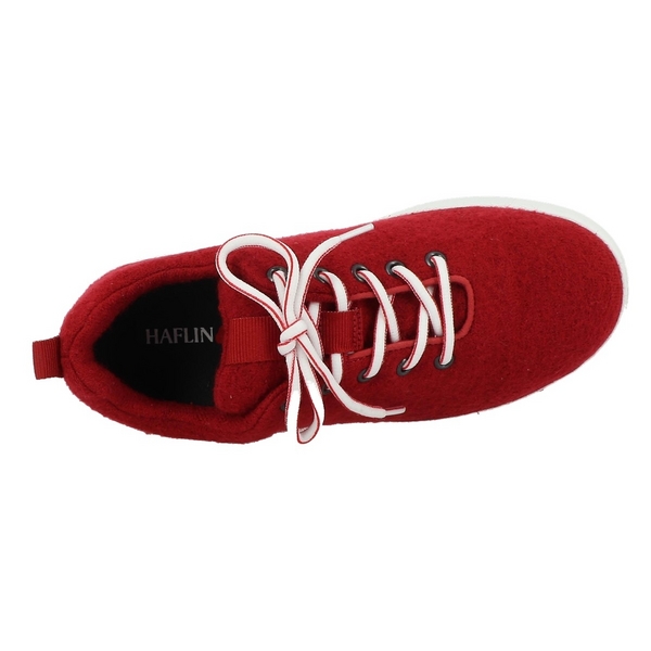 HAFLINGER Baskets Mode   Haflinger Woolsneaker Every Day Red Photo principale