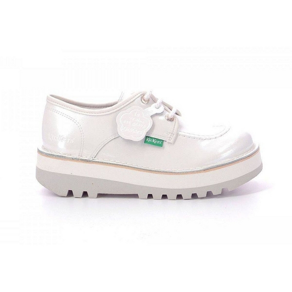 KICKERS Chaussures A Lacets   Kickers Kickougirl Vernis blanc