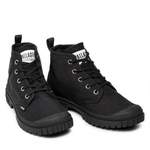 PLDM Chaussures A Lacets   Palladium Pampa Sp20 Hi Cvs black Photo principale