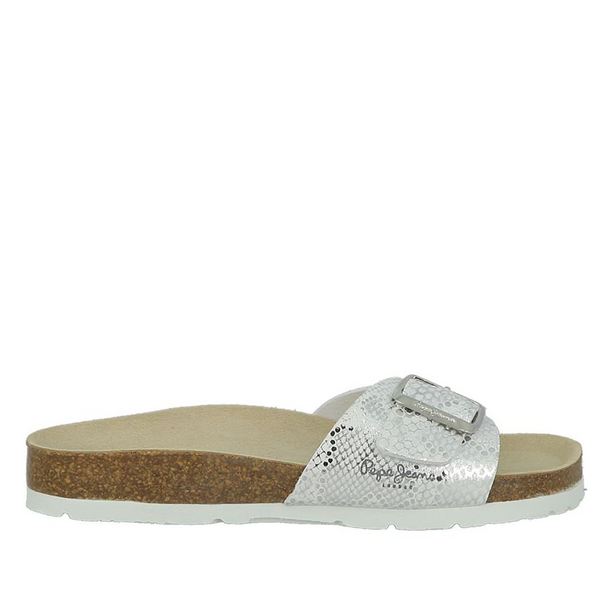 PEPE JEANS LONDON Mules   Pepe Jeans Oban Asi Lfr Argent 1032377