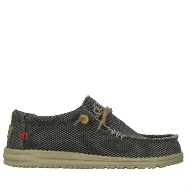 HEY DUDE Chaussures A Lacets   Hey Dude Wally Natural Noir