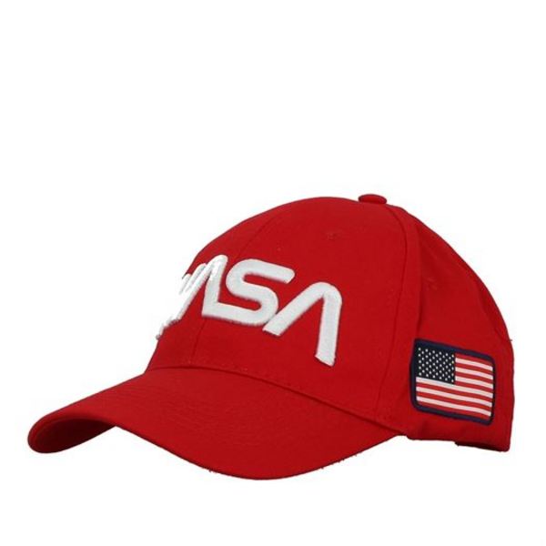 NASA Casquettes Et Chapeaux   Nasa Flag Worm Rouge 1034920