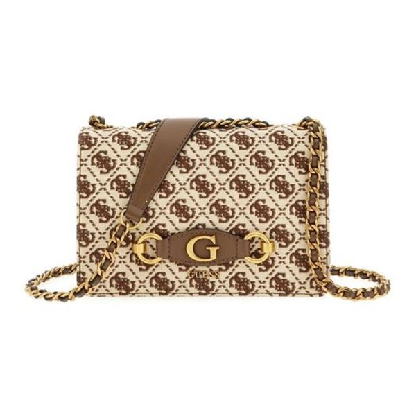 GUESS Sac A Main   Guess Izzy Convertible Xbody Fl brown 1035203