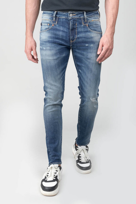 LE TEMPS DES CERISES Jeans Skinny Power, 7/8me BLEU 1035890