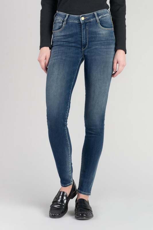 LE TEMPS DES CERISES Jeans Push-up Slim Taille Haute Pulp, Longueur 34 BLEU 1035896