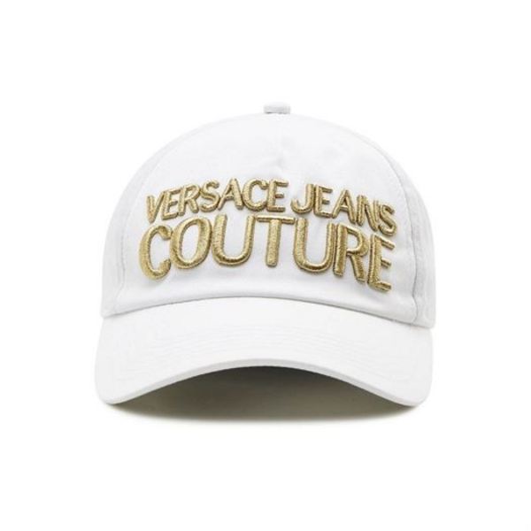 VERSACE JEANS COUTURE Casquettes Et Bonnets   Versace Jeans Couture 74yazk29 white / gold Photo principale