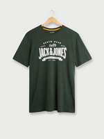 JACK AND JONES Tee-shirt + Fit En Jersey Chin Avec Logo Signature Vert