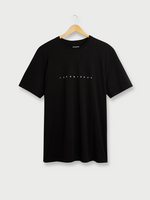 JACK AND JONES Tee-shirt + Fit En 100% Coton Avec Signature Place Noir
