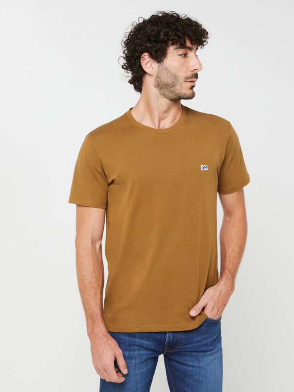 LEE Tee-shirt Manches Courtes Mini Logo Vert olive 1037217