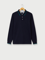 CAMBRIDGE LEGEND Polo En Jersey 100% Coton Uni Bleu marine
