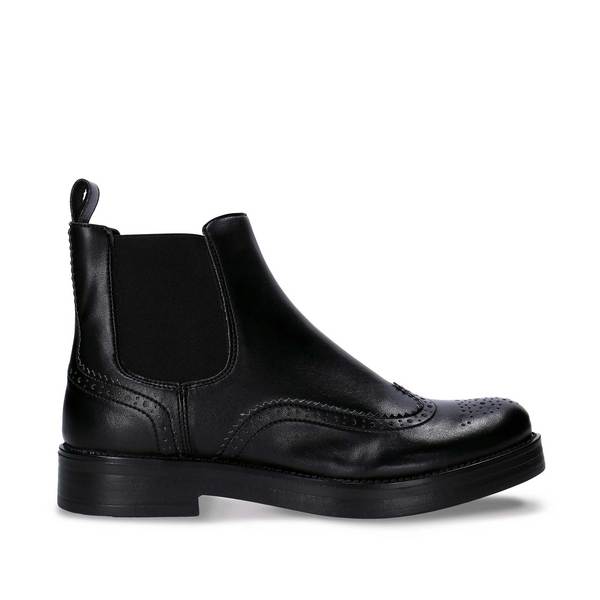 NAE VEGAN SHOES Sisi Black Bottines Chelsea Véganes Brogue Nae Vegan Shoes 1037809
