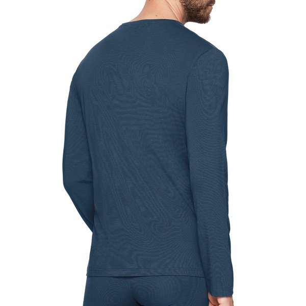 IMPETUS T-shirt Long En Lyocell Et Coton Asuka Bleu Photo principale