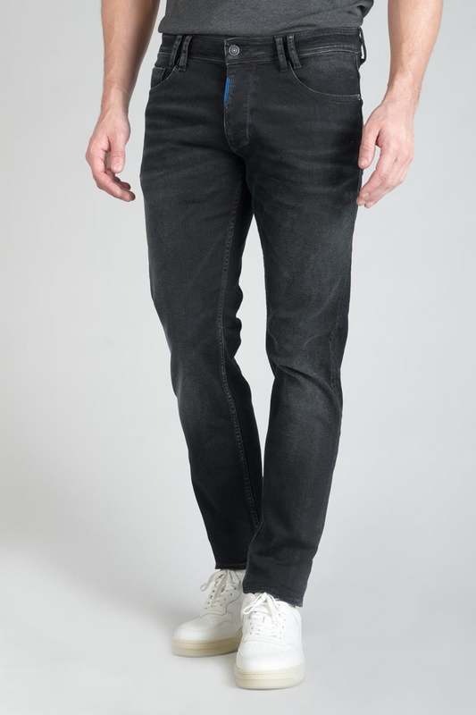 LE TEMPS DES CERISES Jeans Regular, Droit 700/17, Longueur 34 BLUE / BLACK