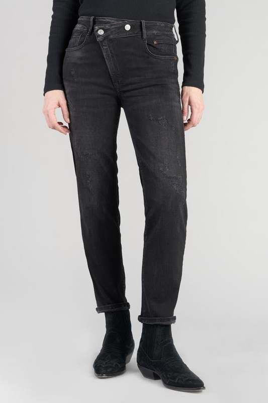LE TEMPS DES CERISES Jeans Regular, Droit Pulp Regular Taille Haute 7/8me NOIR 1038512