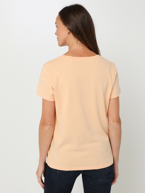 LEVI'S Tee-shirt Uni  Col V Orange Photo principale