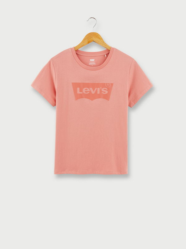 LEVI'S Tee-shirt Coupe Droite Imprim Fantaisie Rouille 1038936