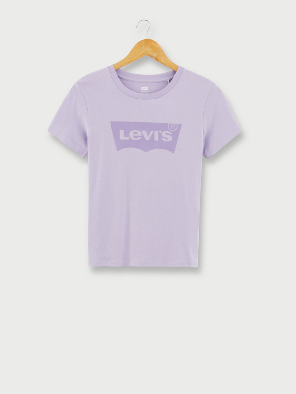 LEVI'S Tee-shirt Coupe Droite Imprim Fantaisie Lilas Photo principale