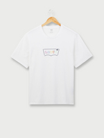 LEVI'S Tee-shirt Col Rond Avec Logo Batwing Multicolore Emboss Blanc