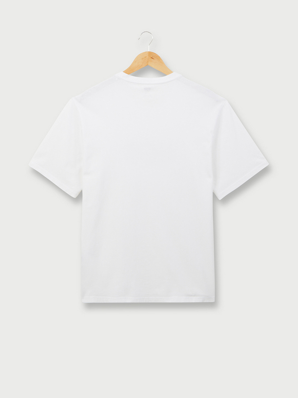 LEVI'S Tee-shirt Col Rond Avec Logo Batwing Multicolore Emboss Blanc Photo principale