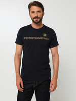 PETROL INDUSTRIES Tee-shirt Imprim Logo Poitrine Bleu marine