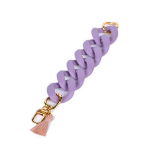 VALENTELLE Bracelet Femme  Gros Maillon Violette