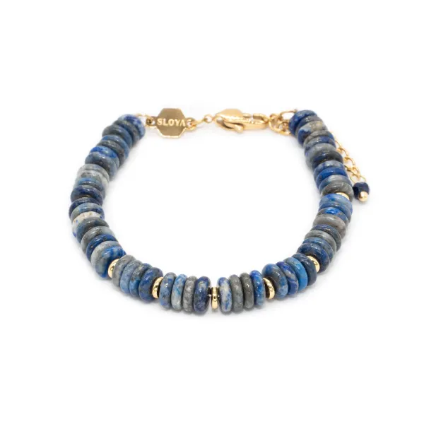 SLOYA Bracelet Blima En Pierres Lapis-lazuli Bleu 1039387