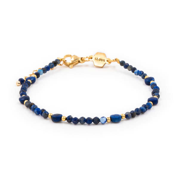 SLOYA Bracelet Paloma En Pierres Lapis-lazuli Bleu fonc 1039390